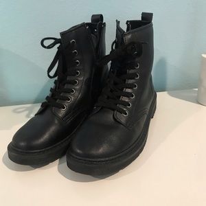 Steve Madden combat boots